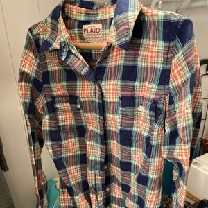 Women’s small Old Navy plaid shirt